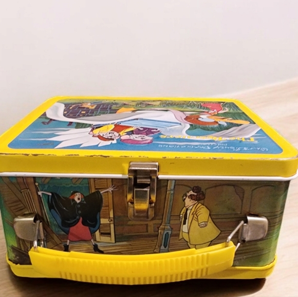 THE RESCUERS metal Disney LUNCH BOX & THERMOS vintage 1977 - Picture 5 of 16